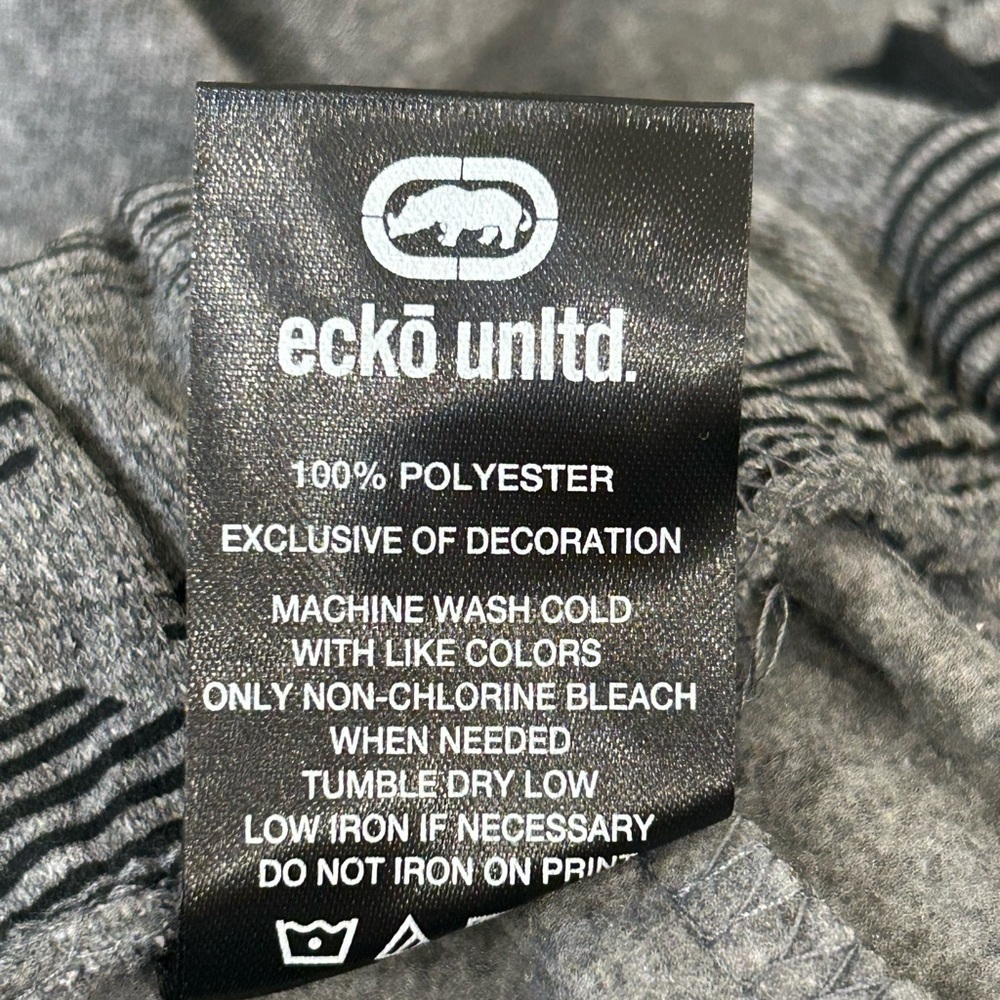 NWT Ecko Unltd Men's Sweatpants Embroidered Vertical Logo Fleece Jogger - XL - Picture 9 of 12